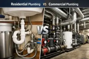 Difference Between Residential and Commercial Plumbing