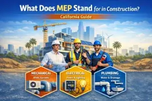 What does MEP stand for in construction