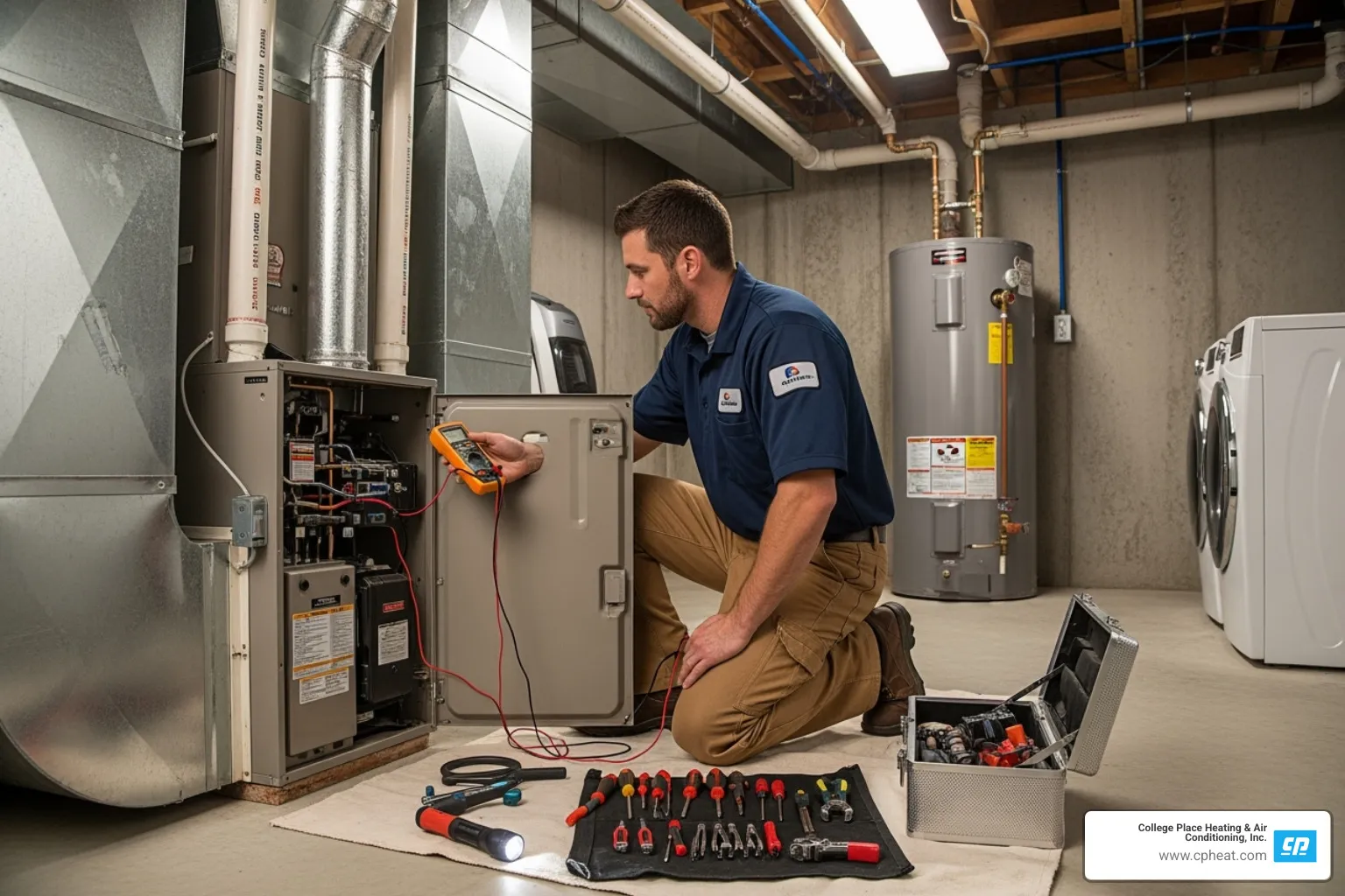 Replacing outdated heating and cooling equipment