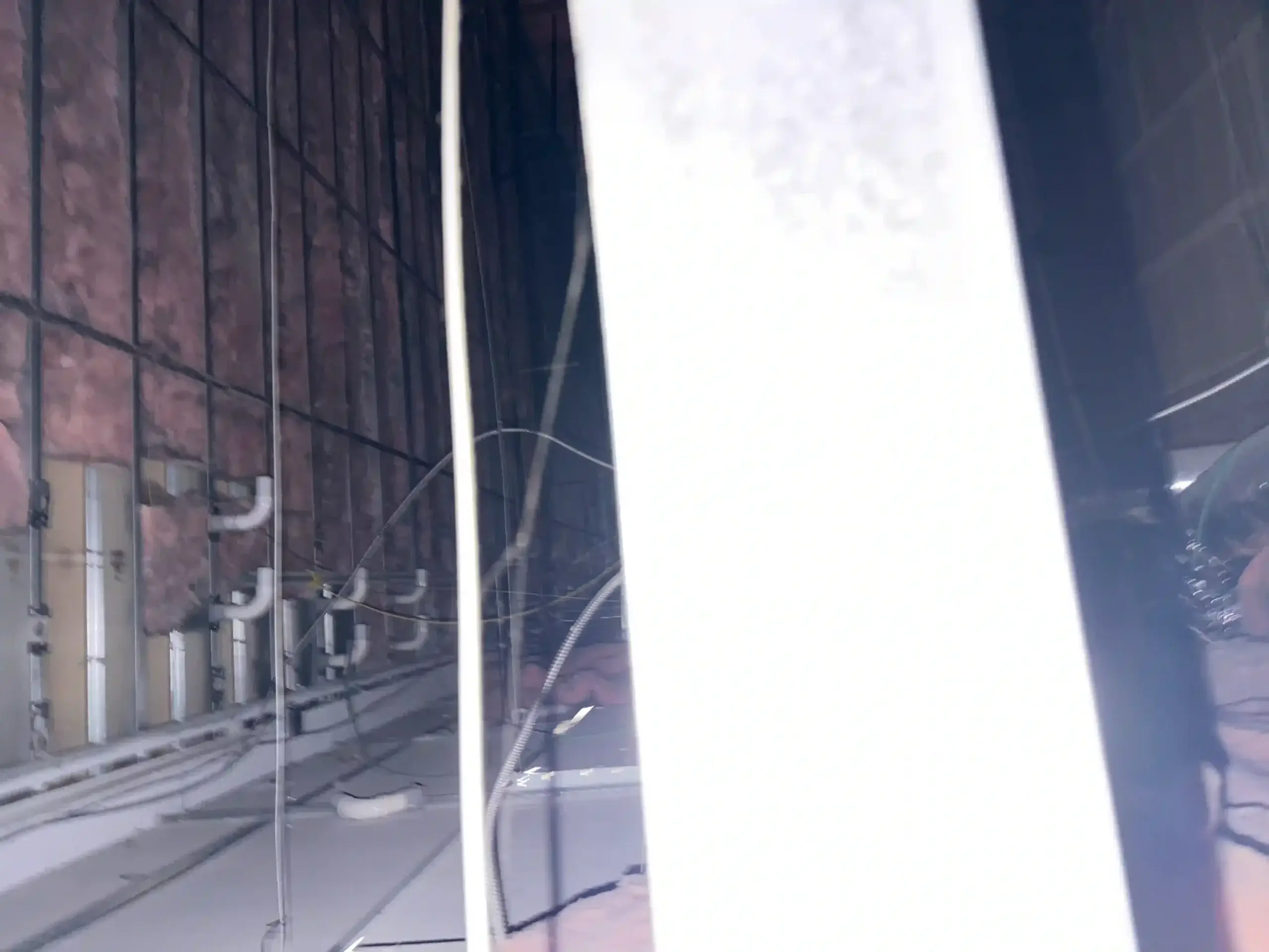 Above ceiling plumbing piping layout - commercial kitchen TI - San Diego