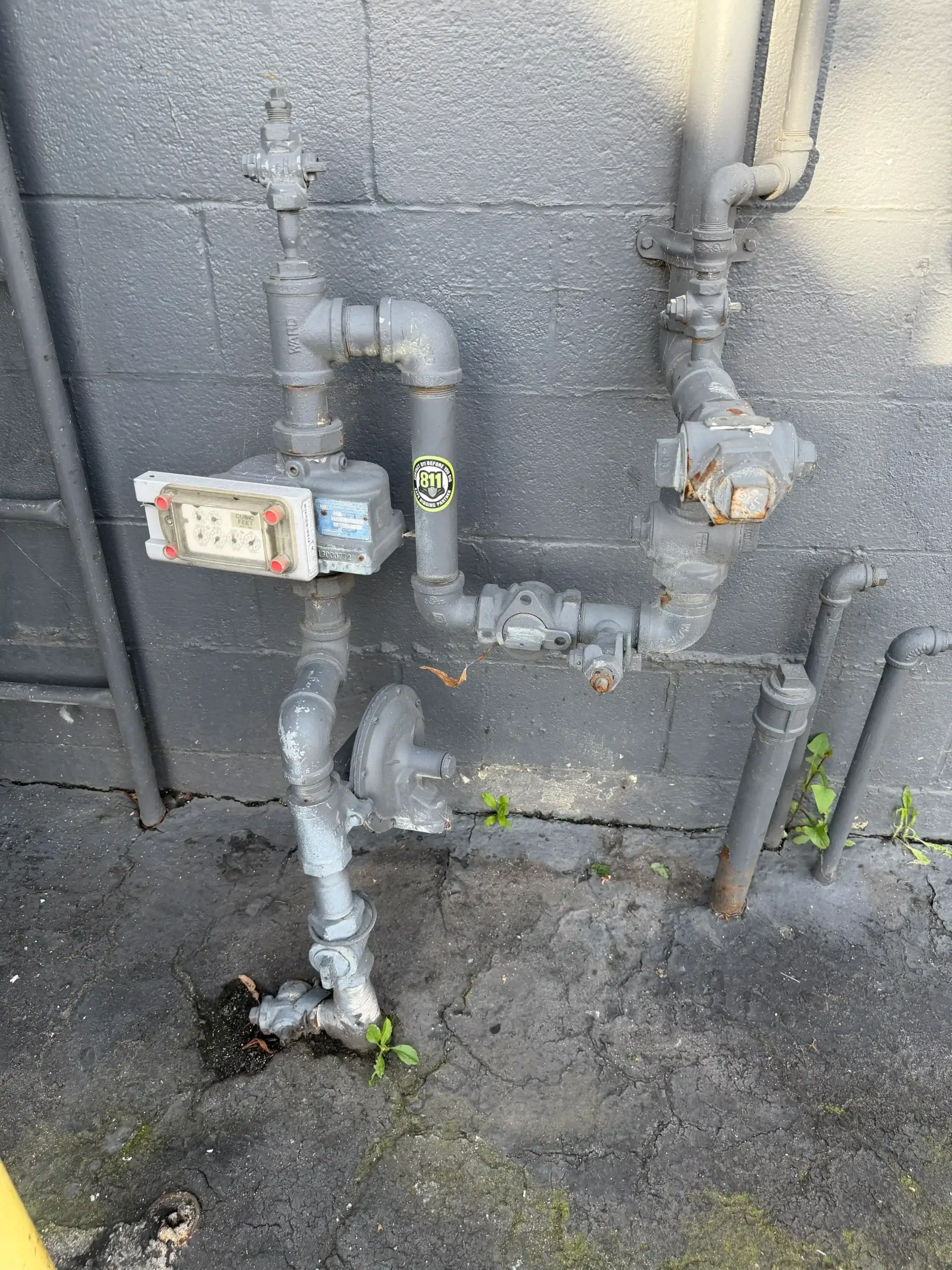 Gas line plumbing engineering restaurant Costa Mesa CA