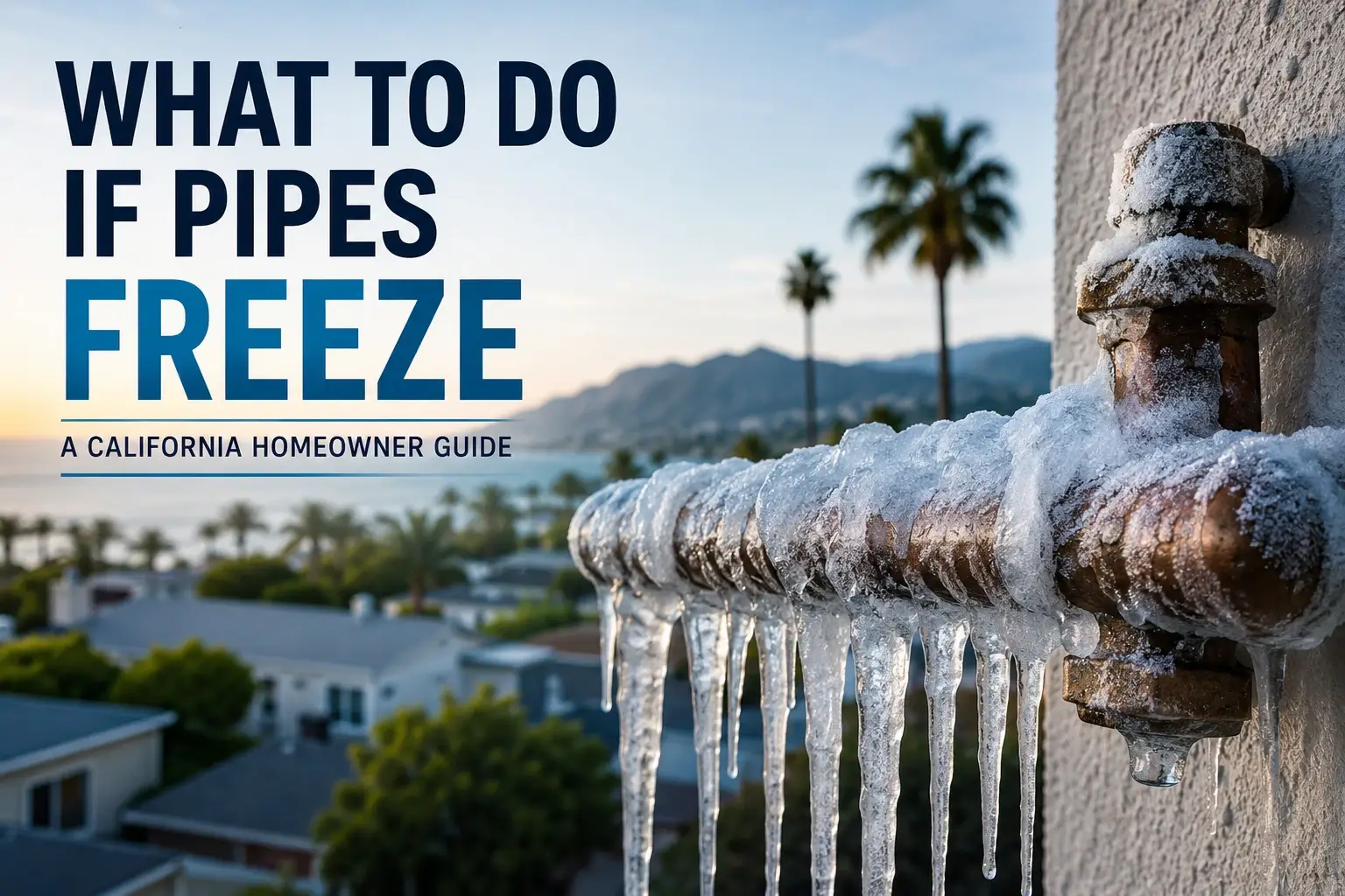 What to Do If Pipes Freeze