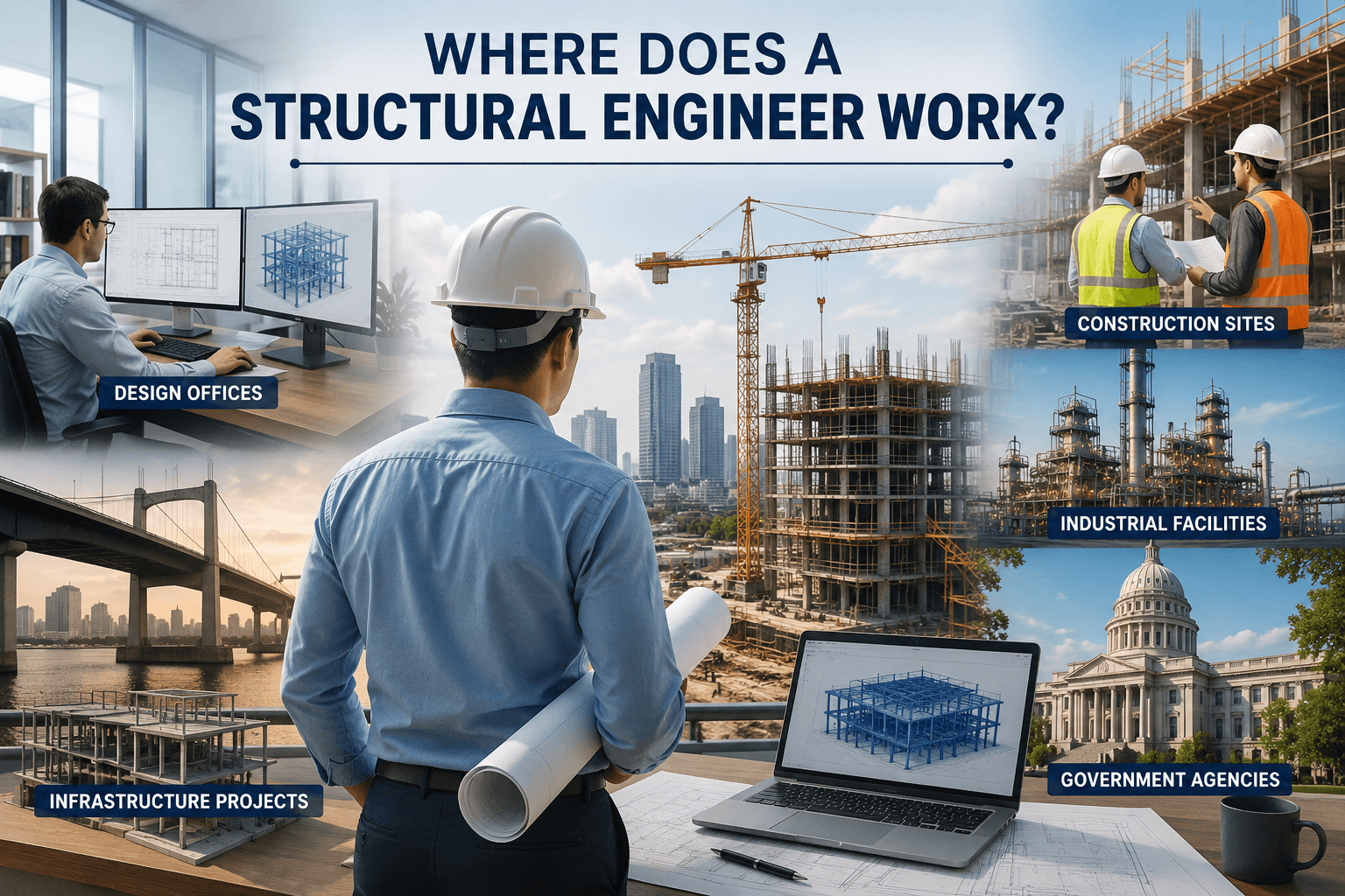 Where Does a Structural Engineer Work