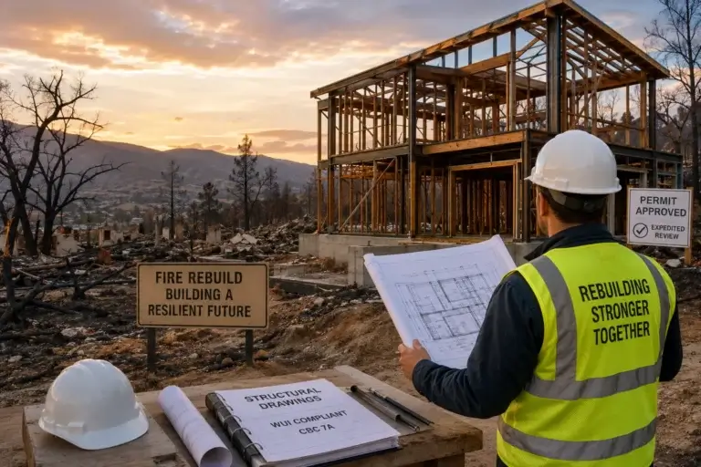 fire rebuild structural engineering